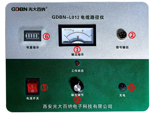 GDBN-L016電纜路徑儀面板